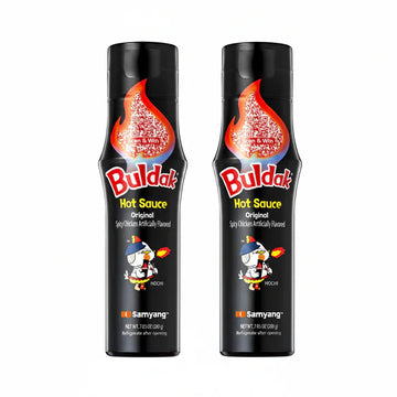 Samyang Buldak Korean Spicy Hot Chicken Sauce Original Flavor Authentic Korean Sauce for Ramen Noodles Rice and Cooking 5.57 fl oz (Pack of 2)