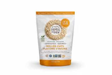 One Degree Organic Foods, Gluten Free Sprouted Rolled Oats, 2.27kg/5 lbs. 80 Ounces