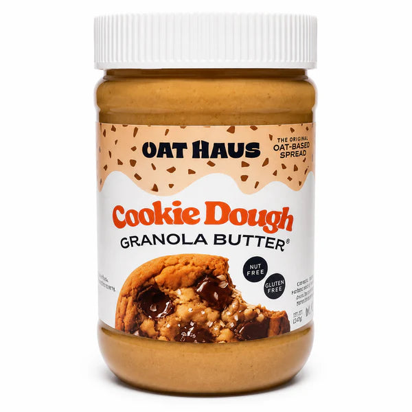 Oat Haus Cookie Dough Granola Butter 27 oz – Peanut Free Oat Spread, Top 8 Allergen Free, Vegan & Non-GMO