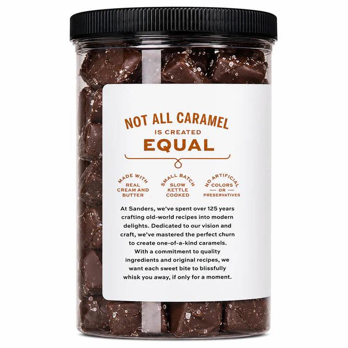 Senders Dark Chocolate Sea Salt Caramels 36 oz (Pack of 1) (Color May Vary) MADE IN USA New 2025