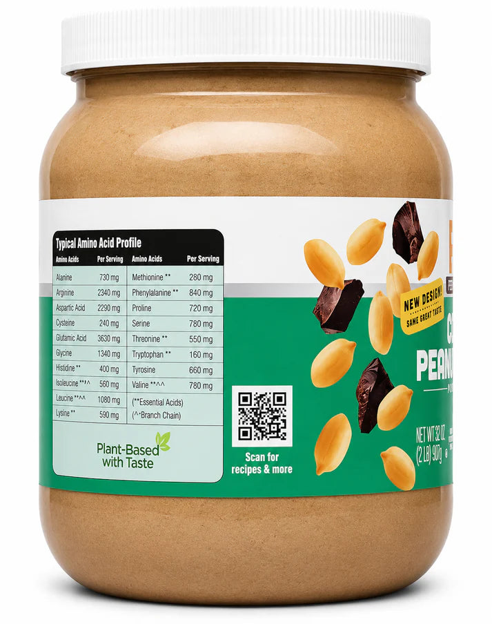 PB2 Performance Vegan Protein Powder with Cocoa, 20g Plant-Based Protein, No Added Sugar, Gluten Free, Non-GMO, 2 lb