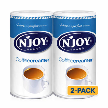 N'JOY Coffee Creamer, Original, Pours the Perfect Portion, 2 Pack Canisters