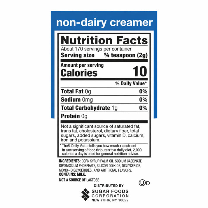 N'JOY Coffee Creamer, Original, Pours the Perfect Portion, 2 Pack Canisters