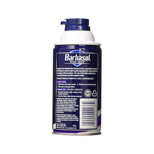Barbasol Extra Moisturizing With Vitamin E Shaving Cream, 10 oz., 2 Piece
