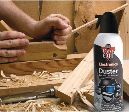 Dust-Off Compressed Gas Dusters, 10 Oz, Pack Of 2