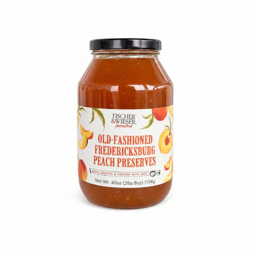 Fredericksburg Peach Preserves 40oz – Old Fashioned