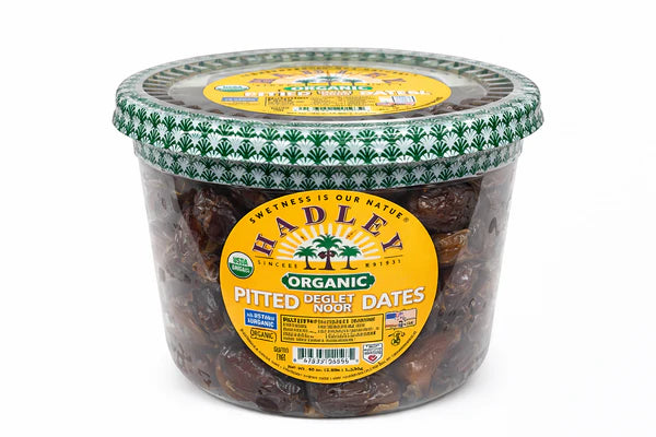 Hadley Organic Pitted Dates California Grown Deglet Noor 40 OZ