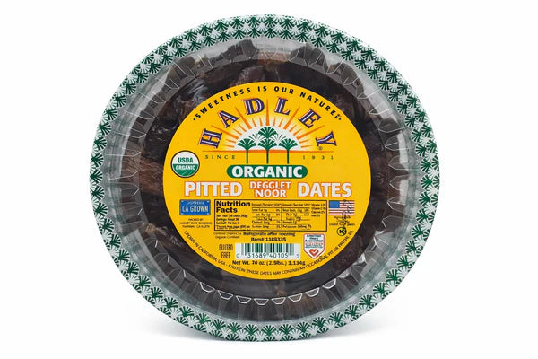 Hadley Organic Pitted Dates California Grown Deglet Noor 40 OZ