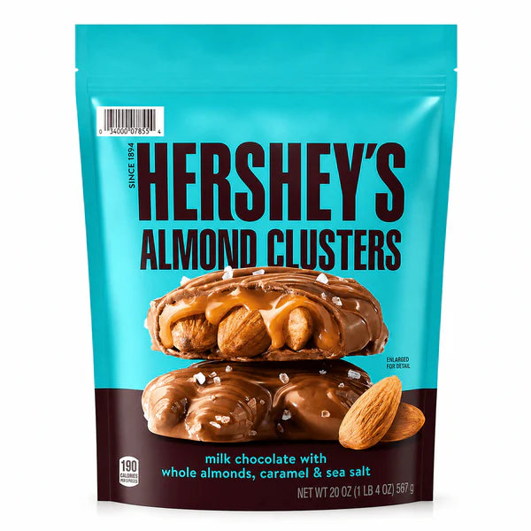 Hershey’s Almond Caramel Clusters Milk Chocolate 20oz