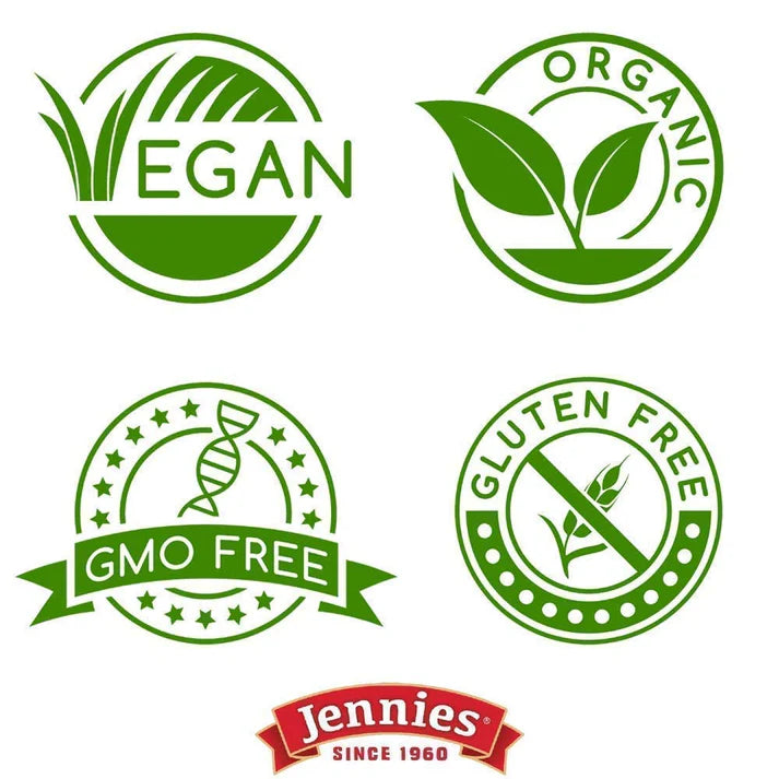 Jennie’s Organic Coconut & Dark Chocolate Bites with Cacao Nibs, Vegan Gluten Free Snack, 24 Oz
