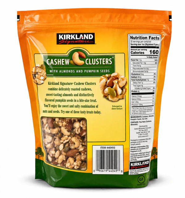 Signature's Cashew Cluster with Almonds and Pumpkin seeds, 32 Ounce Sold By HERO24HOUR Thank You